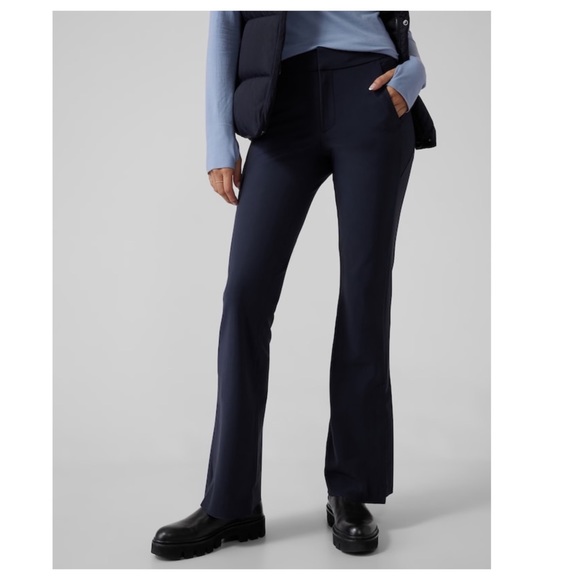 Athleta Pants - Athleta Stellar Flare Trouser Pant // Navy